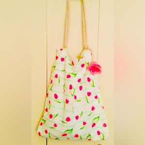 Pink tulip summer tote!